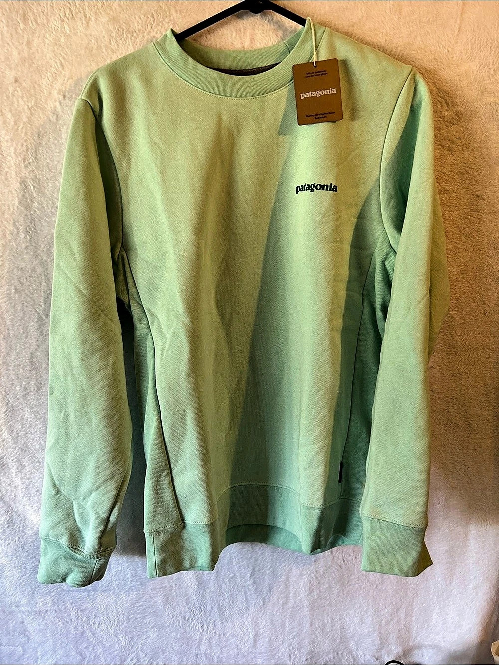 Patagonia Fitz Roy Icon Uprisal Crew Sweatshirt Crewneck Sweatshirt Rinsed Green